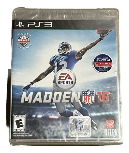 Madden Nfl 16: Standard Edition - Playstation 3 (Usado)