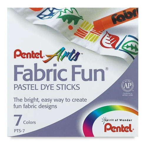 Gis Pastel Para Tela Caja Con 7 Piezas Pentel