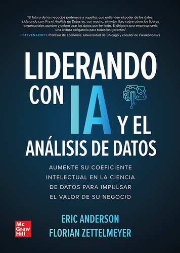 Lidereando Con Ia Y Analisis De Datos. Pasta Rustica, De Anderson. Editorial Mcgraw-hill Interamericana De España S.l., Tapa Blanda En Español