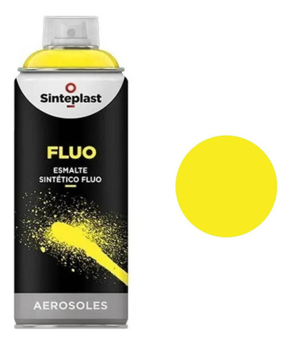 Brillospray Aerosol 240cc Colores Fluorescentes Color Amarillo