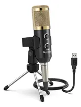 Comprar Fifine K058 Microfono Condenser Pc Usb Youtube Stream Podcast con Tripode Color Negro\u002Foro