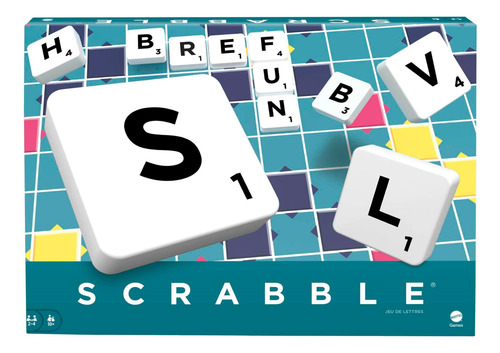 Juego De Mesa Scrabble Mattel Original P/ Niños +10 Años