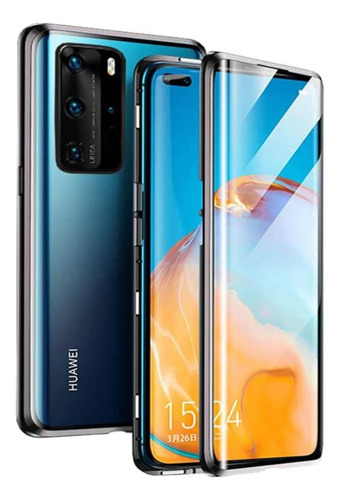 Para Huawei P40 Pro - Case Funda Magnetico Doble 