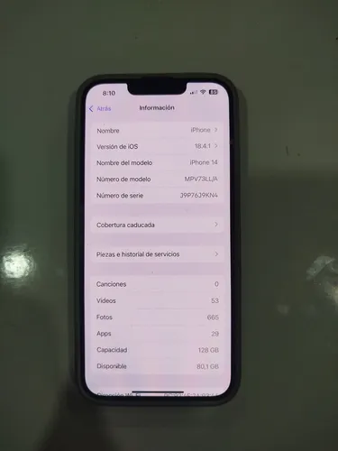 Apple iPhone 14 128 Gb Color Red (Usado)