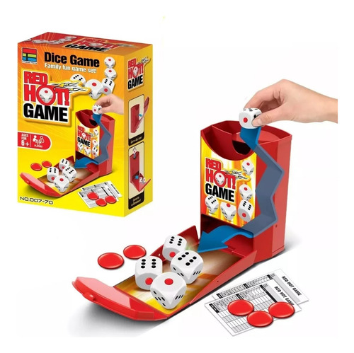 Juego De Mesa Red Hot Game Dice Giantoys