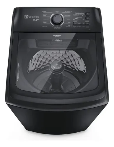 Máquina De Lavar Electrolux 14,5kg Cesto Inox Lep15 Preto 127v