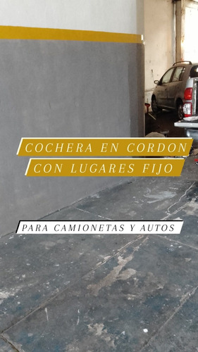 Alquiler Cochera Cordón /arenal Grande (lugares Fijos)