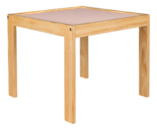 Mesa De Madera Con Dos Sillas Estilo Inglés Tamaño Infantil