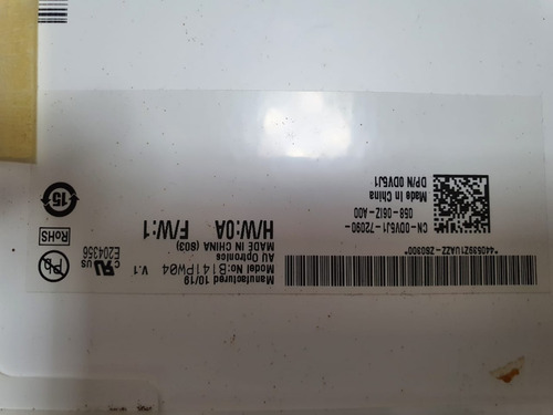 Tela Led 14.1 B141pw04 V.1