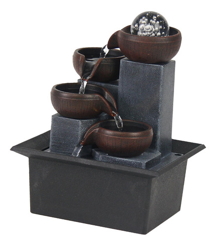 Fonte De Mesa Meditação Relaxante Quarto Fonte Cachoeira