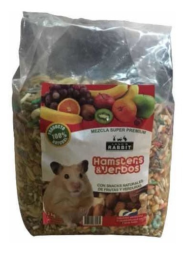 Alimento Balanceado Para Hamster Y Jerbo Con Snacks Naturale