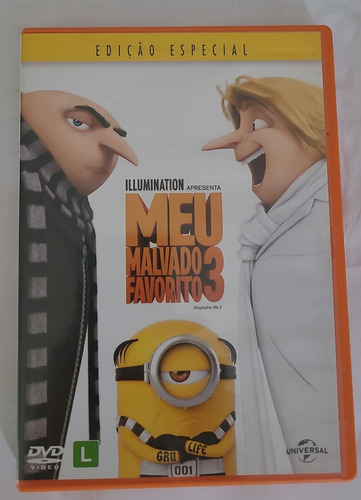Dvd Coleção Meu Malvado Favorito 1, 2 E 3 - 100% Originais