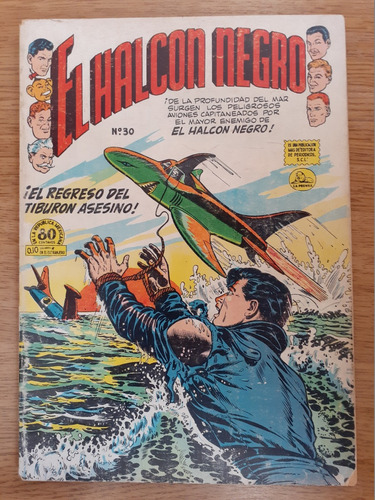 Cómic El Halcón Negro Número 30 La Prensa 1954