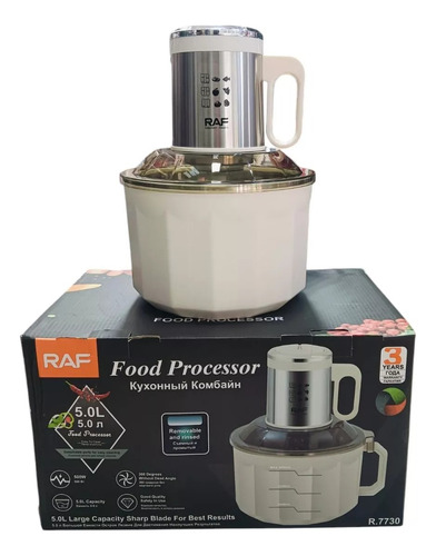 Procesador Eléctrico De Alimentos 5litros 500w Raf R.7730