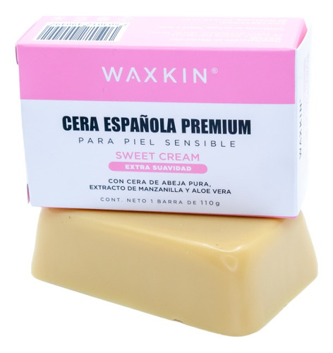 Cera Española Premium Waxkin Sweet Cream Piel Sensible 110g