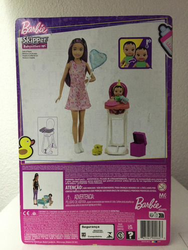 Barbie Skipper Babysitters Niñera De Cumpleaños Con Bebe