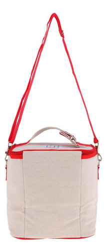 Acampar Libre Pesca Aislada Cool Tote Bag Case Picnic Rojo