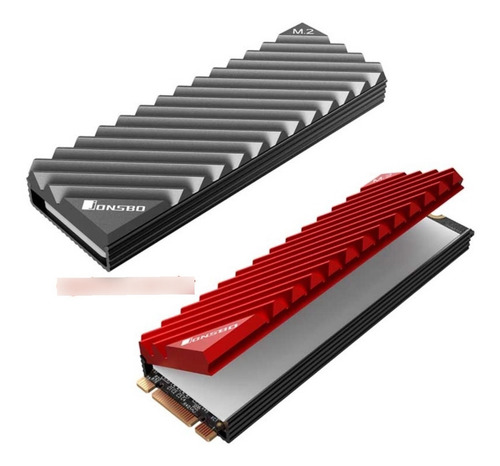 Imagem 2 de 5 de Dissipador De Calor Jonsbo Ssd M.2 Nvme 2280 Pc / Ps5