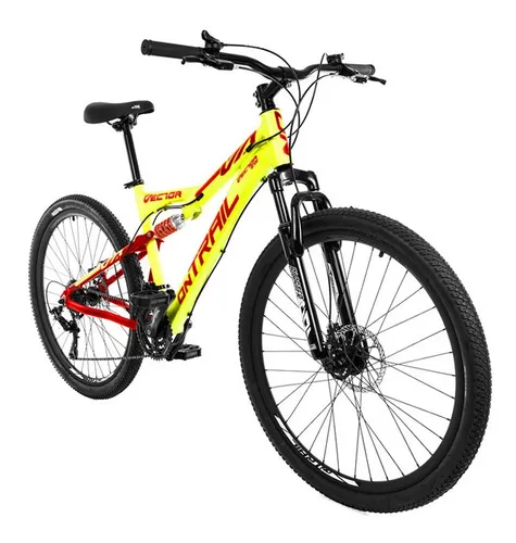 Mountain bike On Trail Vector 2020 R29 L color amarillo rojo