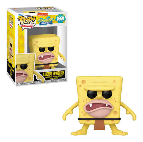 Funko Pop Bob Esponja #1669 El Hombre de las Cavernas Bob Esponja