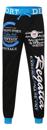 Pantalones O Para Hombre, Informales, Holgados, Con Estampad