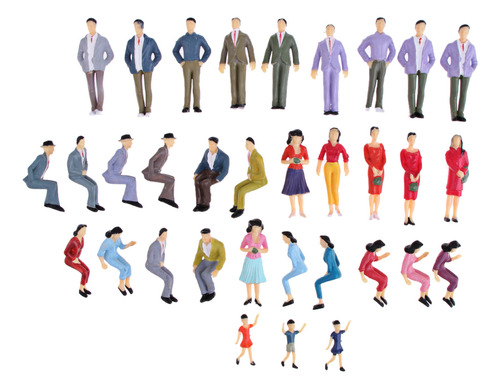 1:25 Building Layout Model People Ho Pintada Pasajeros