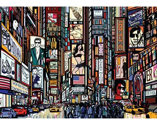 - Tonight At Times Square - 1000 Piece Jigsaw Puzzle