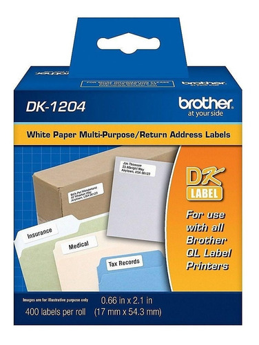 Rollo De Etiquetas Original Brother Dk1204 Dk-1204 Ql720 Ql700 Ql800 Ql820