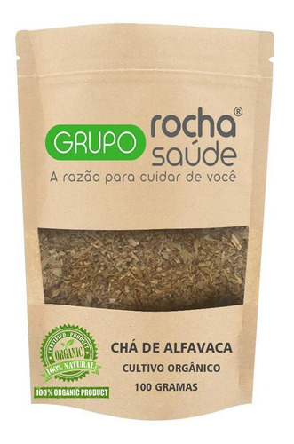 Chá De Alfavaca Orgânica 100 Gramas