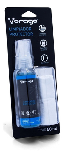Limpiador De Pantallas Con Microfibra Vorago Cln-200 60ml