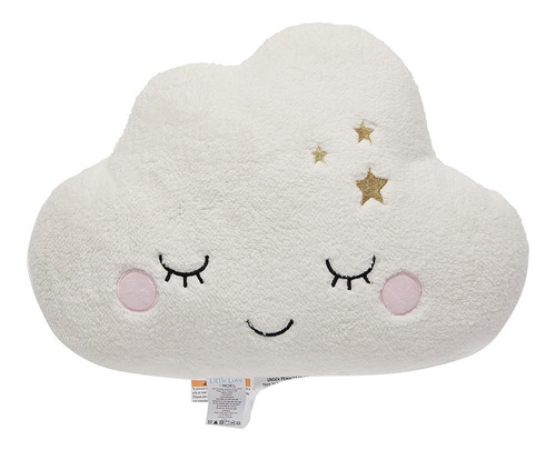 Little Love By Nojo - Almohada En Forma De Nube, Color Blanc