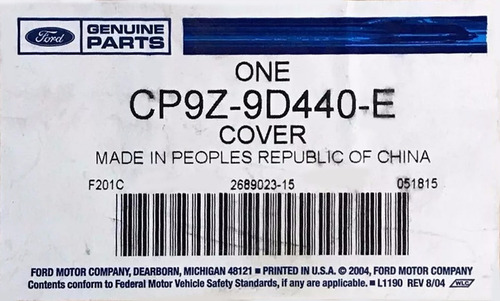 Imagem 3 de 5 de Tampa Bomba Combustivel Focus 13/17 Original Novo Cp9z9d440e