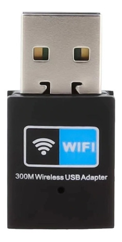 Antena Adaptador Usb Wifi 300 Mbps Portatil Pc - Apa