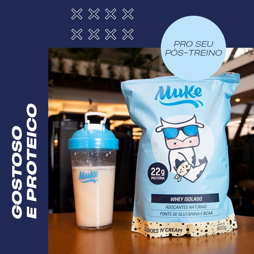 Galletas Whey Muke con sabor Mais Mu, 900 g