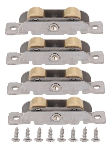 Conjunto De Rodillos Para Puertas Corredizas De Patio, 4 Pie