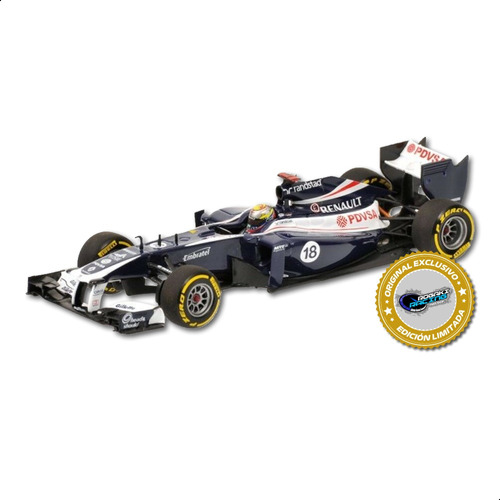 Williams Fw34 Showcar 2012 Maldonado #18 1:43 Formula 1