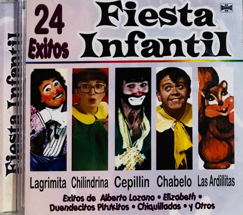 Fiesta Infantil Cd, Cepillín Chabelo Chilindrina Ardillitas