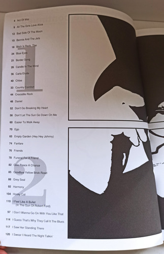 Libro Partitura Elton John To Be Continued - Piano Guitarra (Usado)