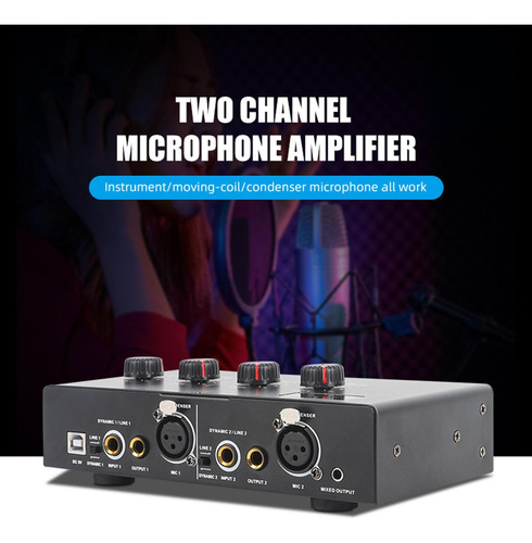 Amplificador De Audio Estéreo Portátil, Amplificador De 2