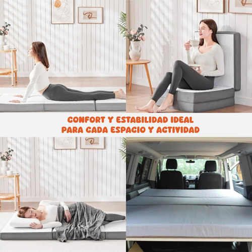 Colchón Individual Plegable Para Camping Colchoneta Portátil