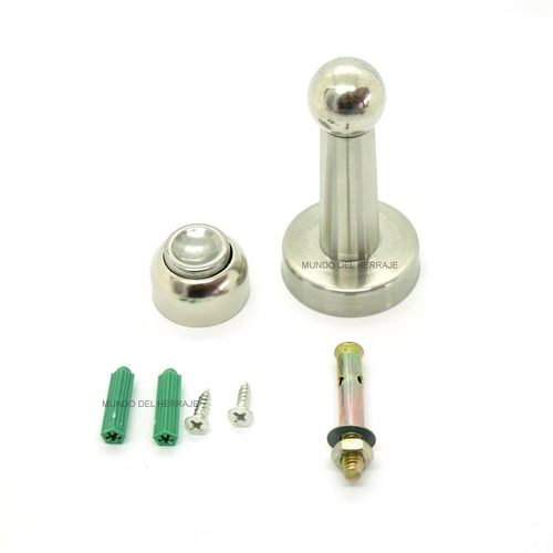 Tope Reten Magnetico De Piso /pared Para Puerta Acero Inox