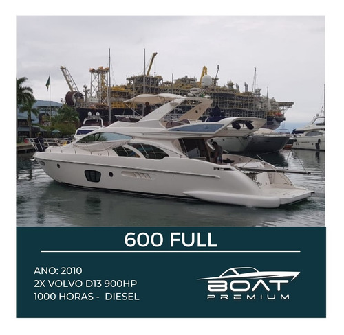 600 Full, 2010, 2x Volvo D13 900hp - Azimut Sedna