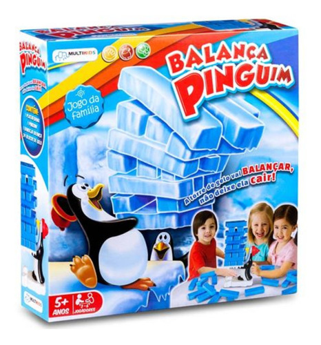 Jogo Torre De Gelo Balança Pinguim Para Toda Família