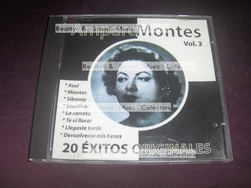 Amparo Montes Vol3 20 Exitos Originales Cd Discos Dlb 2007