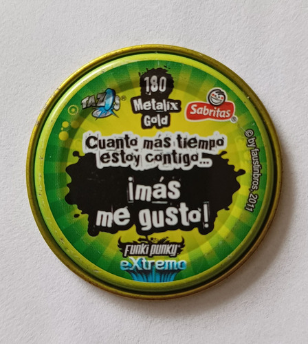 Tazo Funki Punky Extremo 180 Metalix Gold Ema (Usado)