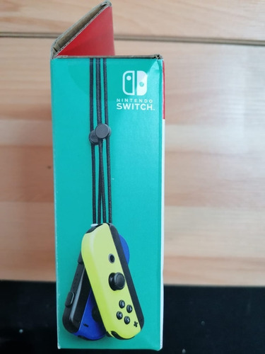 Set de control joystick inalámbrico Nintendo Switch Joy-Con (L)/(R) Neón azul y amarillo neón