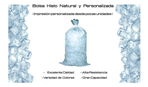 Bolsa Hielo 5 Kg Personalizada