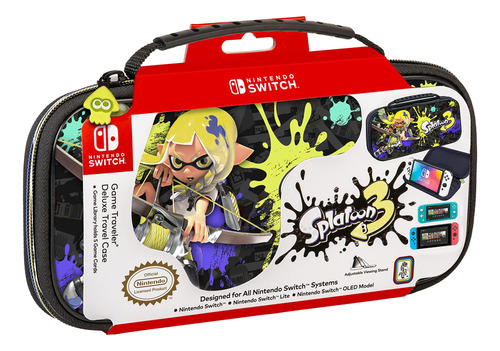 Game Traveler Splatoon 3 Nintendo Switch Case - Switch Oled.