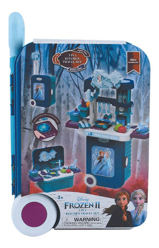 Set Cocina De Viaje 3 En 1 Frozen 2 Original Disney