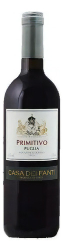 Vinho Italiano Casa Dei Fanti Primitivo Puglia 750ml